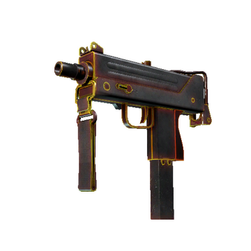 MAC-10 | Heat (Battle-Scarred)