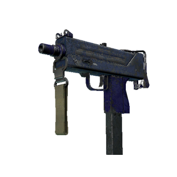 MAC-10 | Indigo (Battle-Scarred)