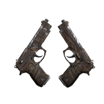 Dual Berettas | Drift Wood (Field-Tested)