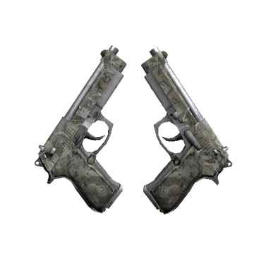 Dual Berettas | Heist (Well-Worn)