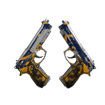 Dual Berettas | Marina (Battle-Scarred)